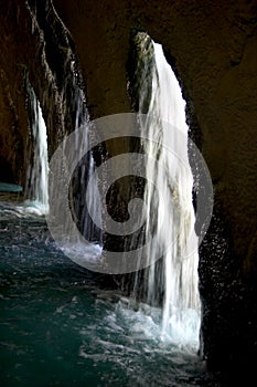 Otherside of the waterfall