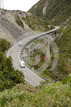 Otira Viaduct in Arthurs Pass National PArk