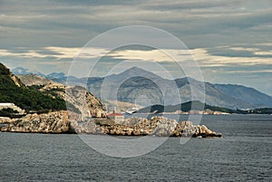 Otocic Grebeni island in Dubrovnik Croatia