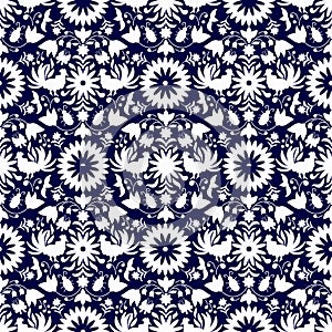 Otomi Style Seamless Pattern photo