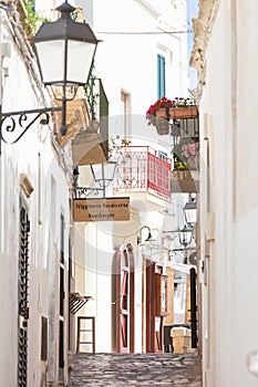 Otranto, Apulia - A lovely alleyway within the old town of Otranto in Italy