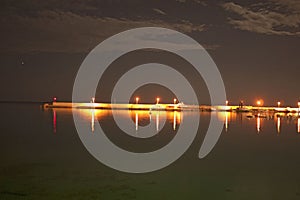 View of the Otranto harbor
