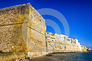 Otranto, tower and walls