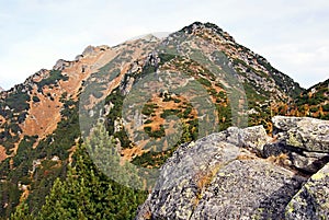 Pohoří Otrhance na podzim Západní Tatry