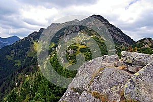 Otrhance (Osarpance) mountain range in Zapadne Tatry mountains