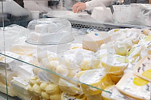 Ð¡ottage cheese delicatessen and dairy shop