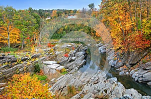 Ottauquechee river near Woodstock Vermont