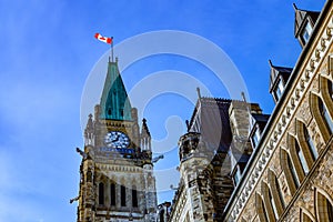 Ottawa CANADA - February 17, 2019: Federal Parliament Building of Canada in Ottawa, North America