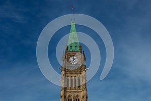 Ottawa CANADA - February 17, 2019: Federal Parliament Building of Canada in Ottawa, North America