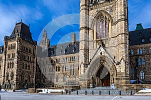 Ottawa CANADA - February 17, 2019: Federal Parliament Building of Canada in Ottawa, North America