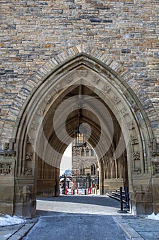 Ottawa CANADA - February 17, 2019: Federal Parliament Building of Canada in Ottawa, North America