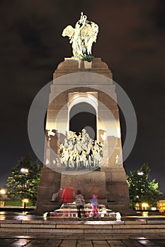 Ottawa - Guards at National War Memorial at Night