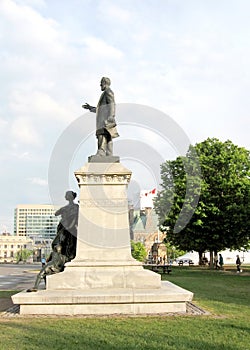 Ottawa Parliament Alexander Mackenzie statue 2008