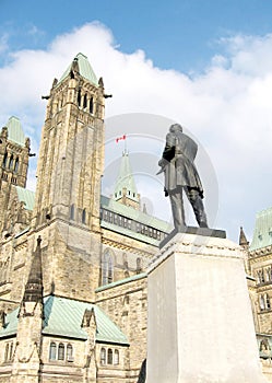 Ottawa Parliament monument and towers 2008
