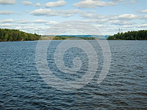 Ottawa river at Quyon Quebec