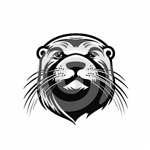 Otter Head Logo Vector Graphics - Modern Illustrations