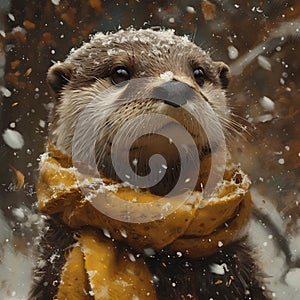 Otter Snow