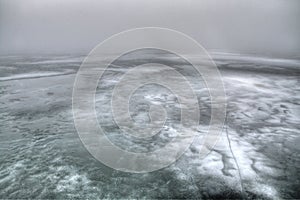 Ottertail Lake during Winter in Central Minnesota