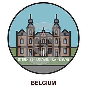 Ottignies-Louvain-La-Neuve. Cities and towns in Belgium