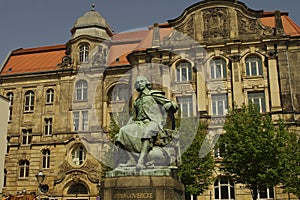 Otto Gvericke Statue, Magdeburg, Germany