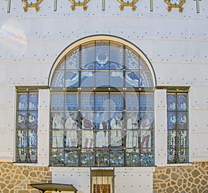 Otto Wagner church Kirche am Steinhof in Vienna, Austria