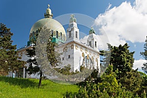 Otto Wagner church Vienna photo