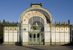 Otto Wagner Pavilion Karlsplatz, Vienna photo