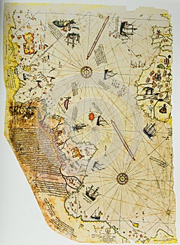 Ottoman Chart of the New World