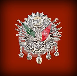 Ottoman Empire Emblem , ( Old Turkish Symbol )