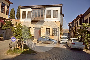 Ottoman mansion in Kaleici district of Antalya, Turkey.
