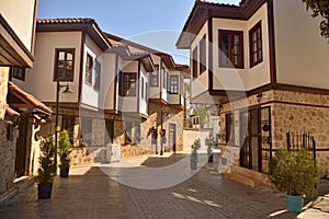 Ottoman mansions in Kaleici historic quarter of Antalya
