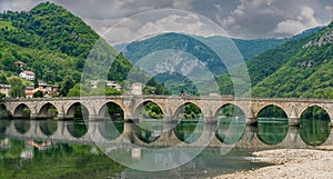 The Ottoman Mehmed Pasa Sokolovic Bridge, Visegrad