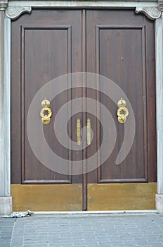 Ottoman old handcraft cool door