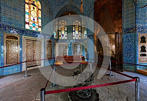 Ottoman Sultan chamber in Topkapi palace, Istanbul,Turkey