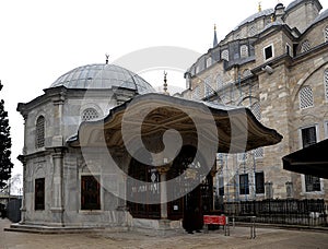 Ottoman sultan Mehmed II tomb /fatih- Istanbul-Turkey photo