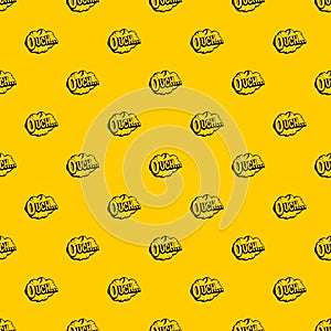 Ouch, speech cloud pattern vector