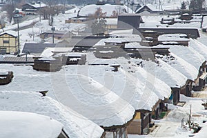 Ouchijuku at Fukushima , Japan