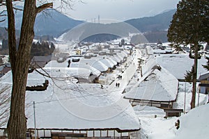 Ouchijuku at Fukushima , Japan