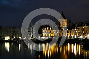 Ouchy Castle in Lausanne, Switzerland