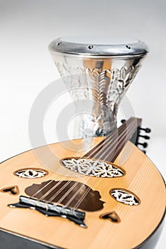 Oud and Derbake or Darbouka