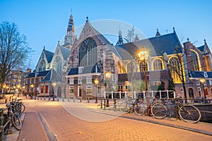 The Oude ChurchDe Oude Kerk in Amsterdam, Netherlands photo