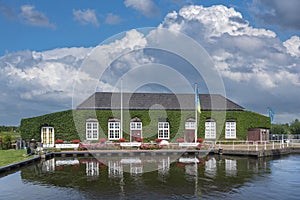Oude Gemaal Polder Museum in Heerhugowaard. Province of North Holland in the Netherlands