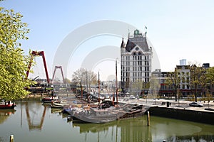 Oude Haven in Rotterdam, Netherlands photo