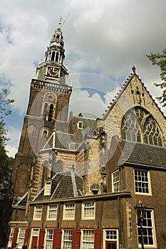 The Oude Kerk Church, Amsterdam.