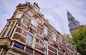 The Oude Kerk, Old Church, in Amsterdam, Netherlands