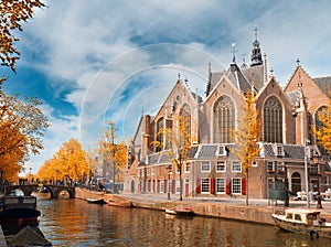 Oude Kerk, Amsterdam, Holland photo