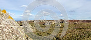 Ouessant island, Breton coast in the Atlantic, Brittany region, the Finistere department, France