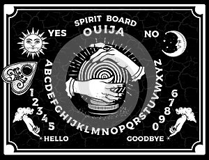 Ouija Boards. Occultism Set. Voices from the Other World. photo