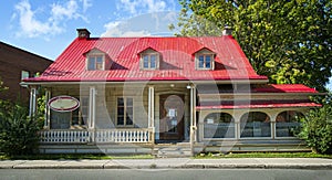 The Ouimet residence built at the beginning of the 20th century in Laval