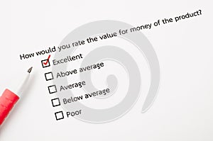 Ould you rate the value for money form.